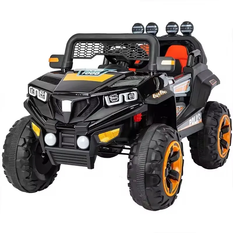 4 Wheel Electric Ride On Beach Buggy for Kids Music and Light Enhanced Gift Car with Battery Power