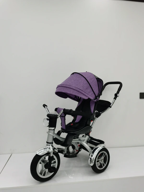 4 in 1 Baby Tricycle with Rotating Seat CE Certified Children's Stroller Bike