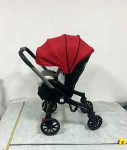 4 in 1 Foldable Aluminum Alloy Baby Trolley with Infant Car Seat and Baby Carriage Combo 0 to 13kg Load Capacity