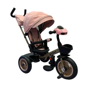 4 in 1 Kid Stroller Trike Ride on Baby Stroller Tricycle 3 Wheels Girl Push Tricycles Toddler Kids for Tricycle