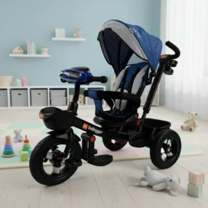 4-in-1 Multifunctional Kids Bike Balance Bike & Tricycle with Push Rod and Sunshade