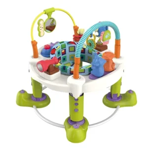 4 in 1 Music Enabled Infant Activity Walker Multifunctional Baby Equipment for Kids Plastic Frame