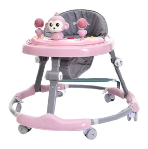 4 in 1 Plastic Kids Scooter with Seat Foldable Design 20KG Load Capacity Baby Exercise Balance Walker Toy for Infant Development