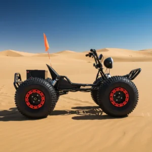 48V 1500W Electric Off-Road Go Kart Hydraulic Disc Brakes LED Headlights 8″ Wheels Chain Drive 30-50KM/H Adult Teen