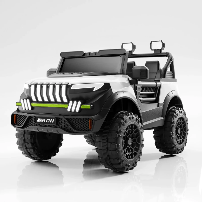 4WD Adventure Kids Electric Ride on Toy ABS Plastic 12V 7Ah Battery 4 Motors with App Remote and Swing Model M21