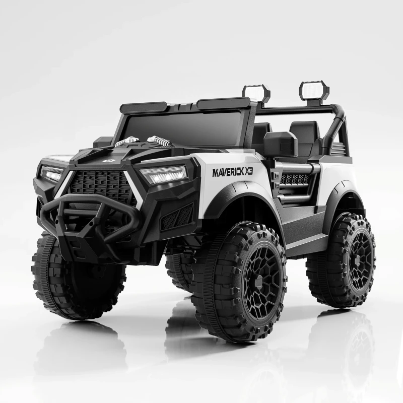 4WD Electric Ride On Car Remote Control Off Road Vehicle for Kids & Adults