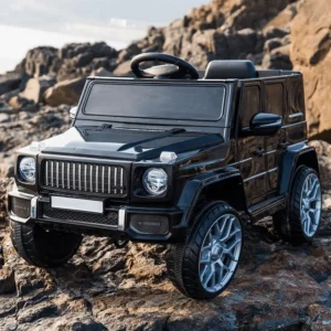 4WD Luxury 6V Kids Ride-On Car with Rubber Wheels Leather Seat Battery Powered Electric Ride-On Toy for 2-4 Years LH-998