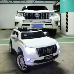 5-10 Years 143cm Remote Control ATV Battery Powered Electric Ride On Car with Leather Seats and Music for Kids