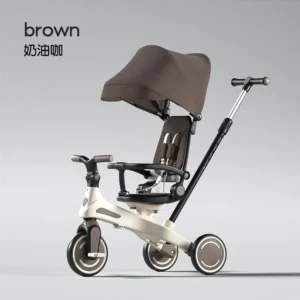 5 in 1 Multifunction Tricycle Kids Balance Bike Tricycle with Push Bar