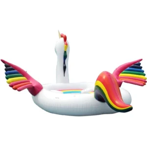 500*420cm Inflatable Island Unicorn 6-Person Ride-on Pool Floatie