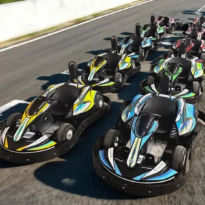 500Cc Amusement Park Electric Karting 1 Seat Electric Off Road Go Kart for Adults