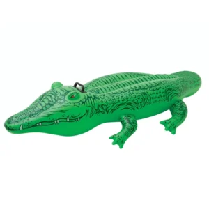 58546 Cross border Inflatable Water Toy Water Item Crocodile Mounted Animal Floating Row