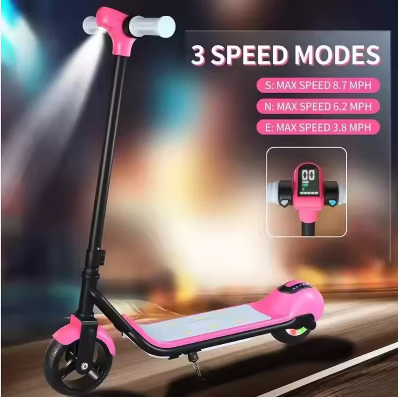 6.5inch Foldable Two-Wheel Smart Electric Scooter for Kids Aluminum Alloy Child Toy for Outdoor Use