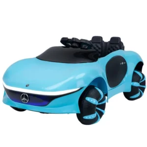 6V Electric Kids Ride-On Car 2-Seater Remote Control Toy with Sci-fi Dynamic Lighting for Kids
