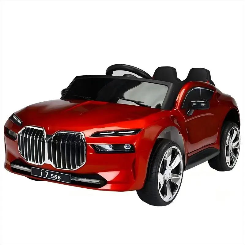 6V Electric Ride-On Car Toy for Kids Unisex 2-Seater with MP3 Function Four-Wheel Drive Plastic Material for Girls