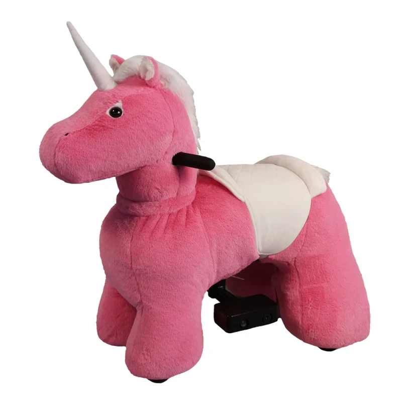 6V Plush Battery Powered Ride on Animal Ride Unicorn