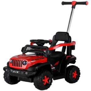 6v 12v Ride on Battery Operated Kids Baby Car with Pushh Hand Boys Plastic Three in One Sliding Car