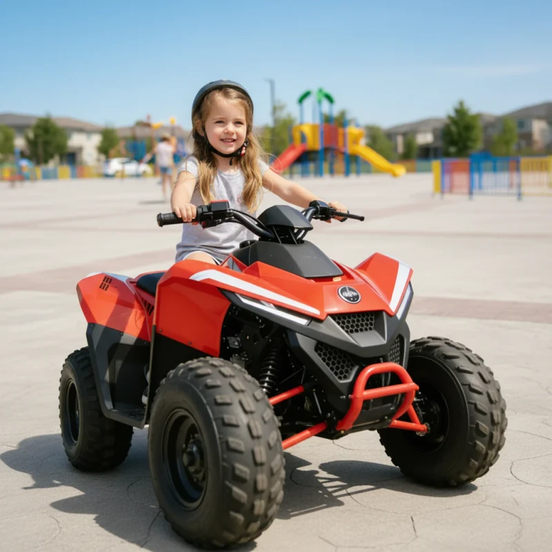 8 Inch 120cc Chain Drive 4 Stroke Petrol Quad Bike 4 Wheel Off road Motorcycle Dune Buggy for Kids Adults