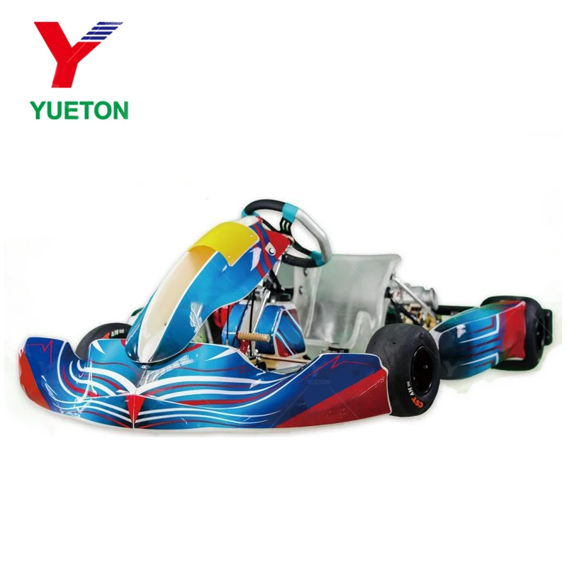 80km/h 225cc Gas Go Kart Outdoor 4 Stroke Petrol Racing Karting Car for Adult Kids