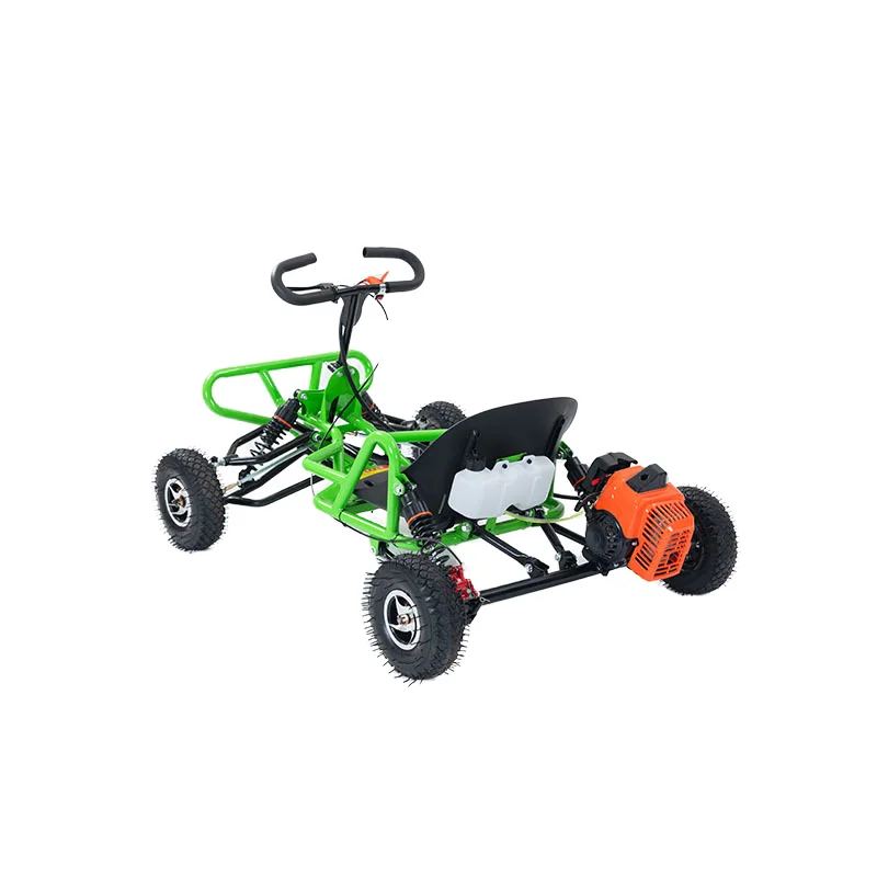 90CC Gas Pedal Go Kart All Terrain UTV Beach Drifting Bike with Two Stroke Engine 35km h Speed for Outdoor Adventures 6inch