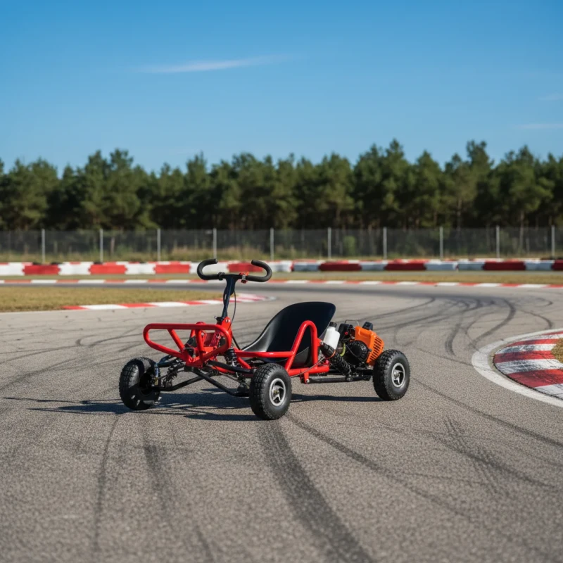 90CC Lightweight Two Stroke Off Road Go Kart with Small Wheels Go Karts for Adults