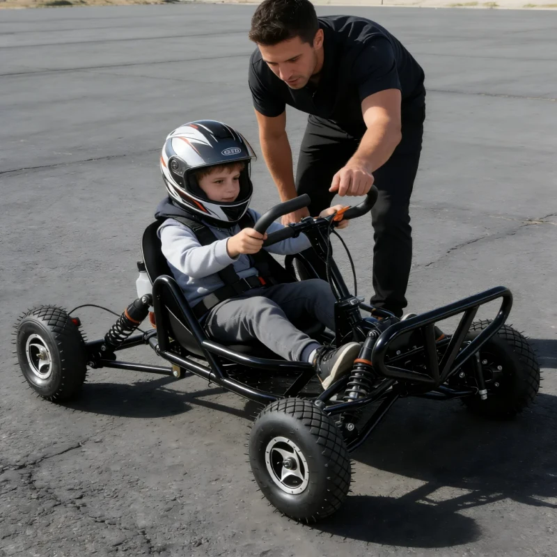 90cc 212cc Gasoline Off road Go Kart Frame with a Top Speed of 30 70 Kilometers Drift Kart Suitable for Both Children and Adults