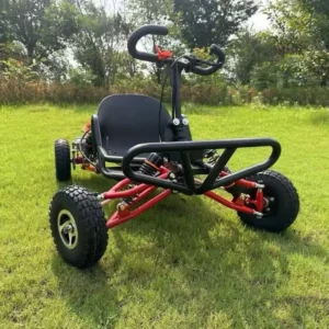90cc Family Entertainment Kart Top Speed 35 km/h 4-Inch Tubeless Tires Two-stroke Engine High-quality Suburban Mountain Go Kart