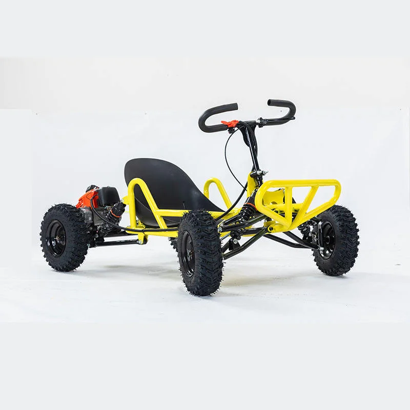90cc Two Stroke Off Road Kart All Terrain Go Kart With Front 2 Shock Absorbers and Rear 2 Shock Absorbers
