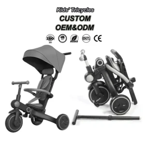 9IN1 Multi-functional Kids Tricycle Toddler Baby Children Tricycle 3 Wheel Kids Trike Transfer to Balance Bike for Child