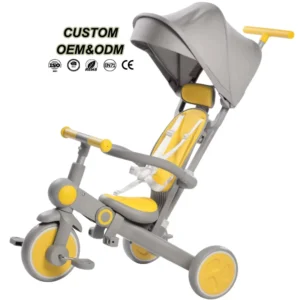 A7 Multifunctional Foldable Kids Tricycle 2 to 5 Years Old 7 in 1 Pedals