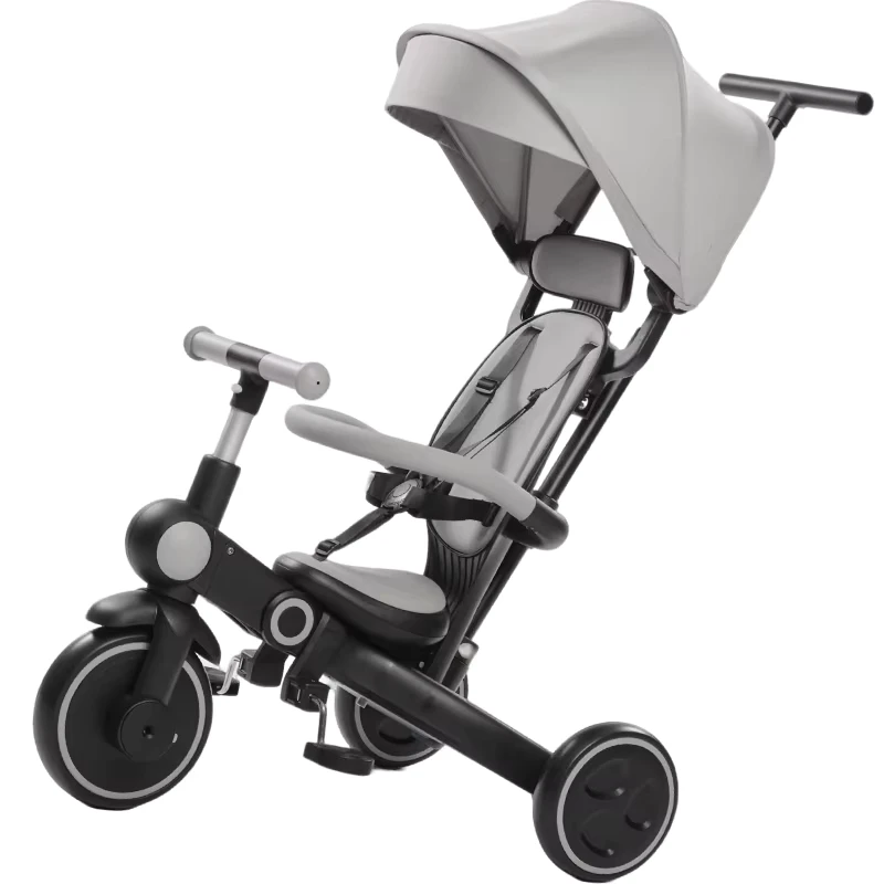 A7 Multifunctional Foldable Tricycle for Babies for 2 5 Years Old Baby Tricycle With Pedals Baby Tricycle 7 in 1 With Big Canopy