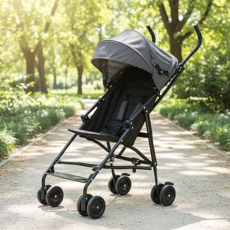 ASTM F833 Certified Foldable Compact Lightweight Umbrella Stroller for Babies 6-36 Months Aluminum Alloy Polyester Travel