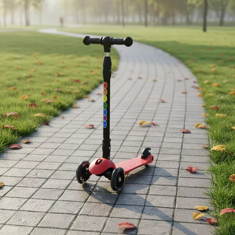 Adjustable Aluminum Alloy PU Folding Scooter for Baby Children Kids Teenagers