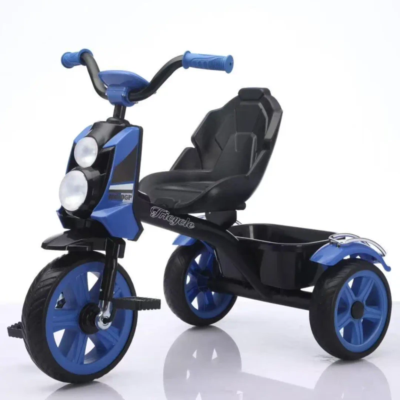 Adjustable Baby Trike with LED Light and Music Kids Tricycle for 1-3 Year Old Toddlers OEM Available
