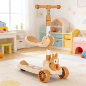 Adjustable Foldable Height Three Wheel Modern Outdoor Kids Scooter Durable Lightweight Birthday Gift