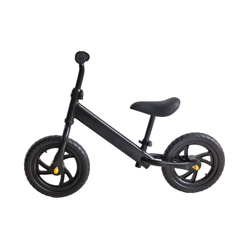 Adjustable Height 2 in 1 Kids Balance Bike 12" Wheels Magnesium Alloy Full Shockproof Frame EVA Foam Tires Front Rear Drum