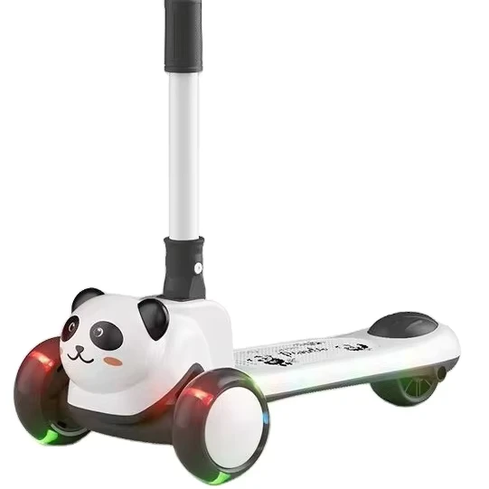 Adjustable Height Light up Wheels for Children Scooters for Kids 3 Wheel Folding Kick Scooter for Girls Boys