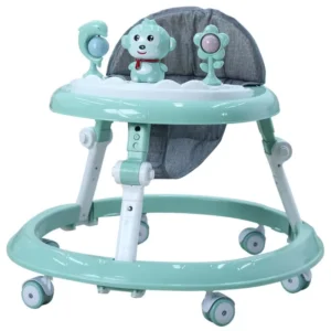 Adjustable Mini Baby Walker with Silent Wheels
