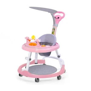 Adjustable Multi Functional Baby Walker Push Button Plastic Frame Baby Gear