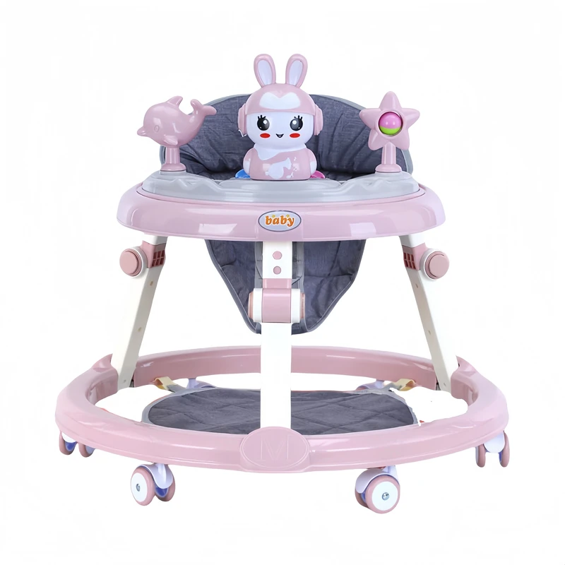Adjustment Multi Function Anti Rollover Anti O leg Baby Walkers for Toddler Foldable Stroller for Learning to Walk