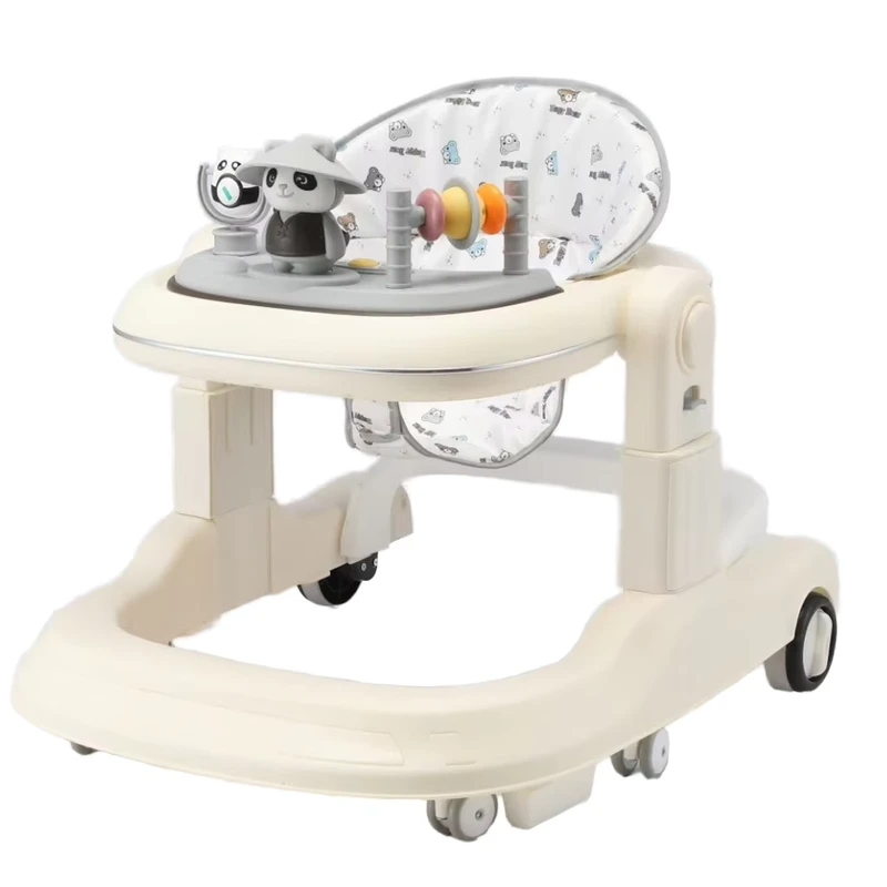 Adjustment Multi Function Anti Rollover Anti O-leg Baby Walkers for Toddler Foldable Stroller for Learning to Walk