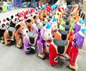 Adult Battery Operated Plush Horse Ride On Scooter for Fun Riding Durable & Eco Friendly