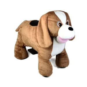 Adult & Child Pedal Car Toy Soft Plush Animal Ride-on for Fairgrounds