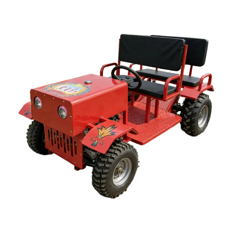 Adult Four wheeled Electric Go kart Farm Scenic Area Children's Outdoor Off road