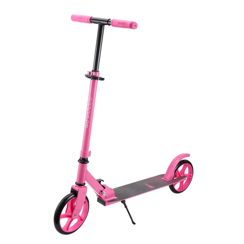 Adult Two-Wheel Folding Commuting Scooter with PU Wheels for Students and Campus Use