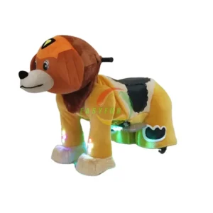 Adult and Kid Size Animal Ride Kids Riding Toys Plush Animal Electric Rides for Sale Ride on Toy Dog
