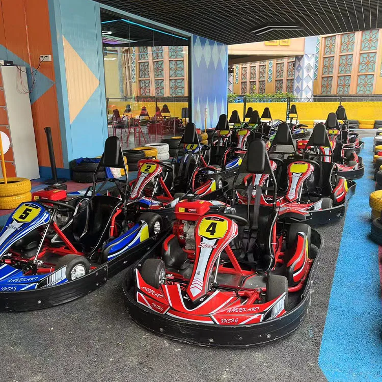 All Terrain Drift Kart Dual Brake Discs Petrol Go Kart for Team Building Centers