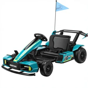 All-Weather Kids Ride-On Car with Portable Battery and Independent Handbrake for Extended Outdoor Play