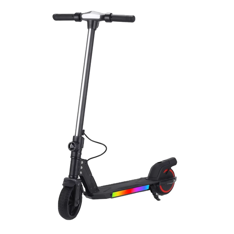 Aluminum Frame 2 Wheels Kick Kids Electric Scooter Lightweight Foldable Portable Foot Scooter For Kid Child