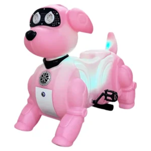 Amusement Electronic Shared Bubble Dog Shopping Mall Coin Operated Kiddy Ride Machine Square Park Interactive Ride on Toy Animal